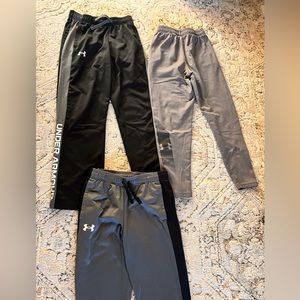 Under Armour boys youth M athletic pants lot